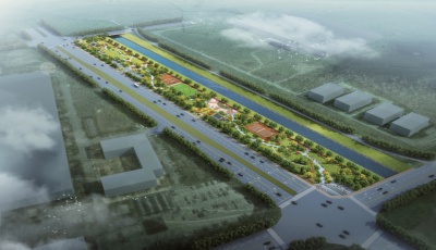 南京空港经济开发区胜利河体育公园景观设计