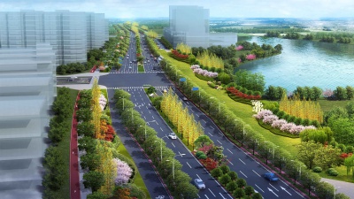 天长市金牛湖新区生态路网提升基础设施建设（一期）PPP项目道路景观设计
