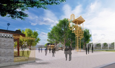 岭南印象——碧江民乐公园广场主题雕塑设计项目