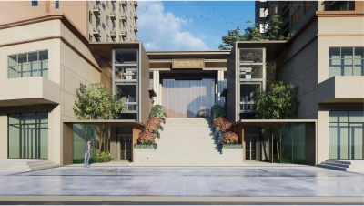 陕西建筑工程职业技术学院东二门项目景观设计